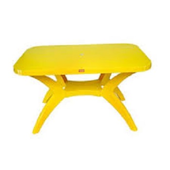 Yellow Plastic Dining table